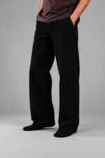 Ocean Black Semi-Baggy Jeans for Men