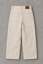 Muddy Beige Semi-Baggy Jeans for Men - Image 4