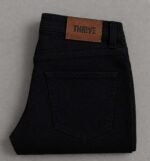 Ocean Black Semi-Baggy Jeans for Men - Image 5