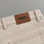 Muddy Beige Semi-Baggy Jeans for Women - Image 7