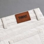 Cream White Semi-Baggy Jeans for Women - Image 7