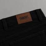 Ocean Black Semi-Baggy Jeans for Women - Image 7